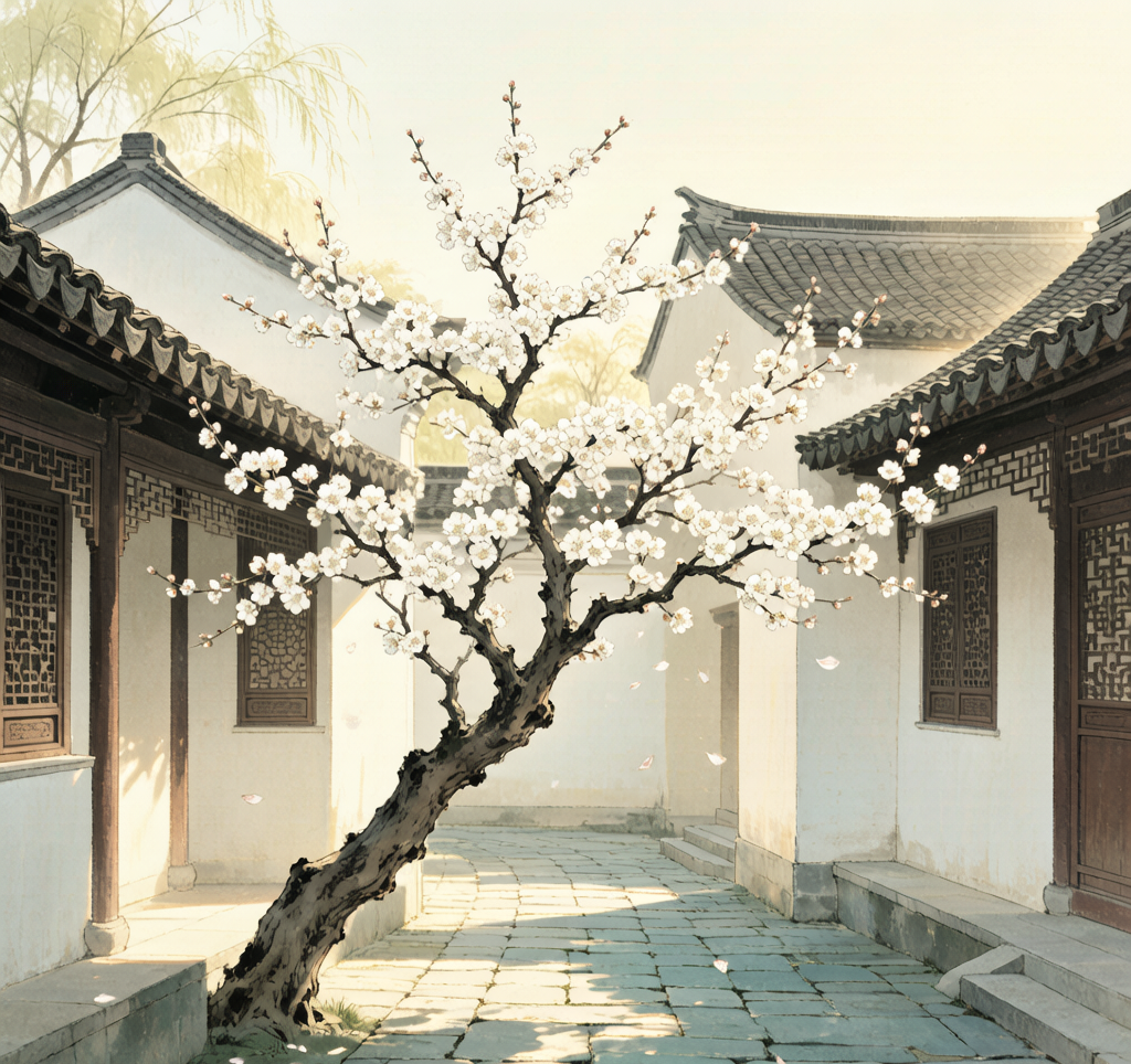 刘氏宗祠庭院