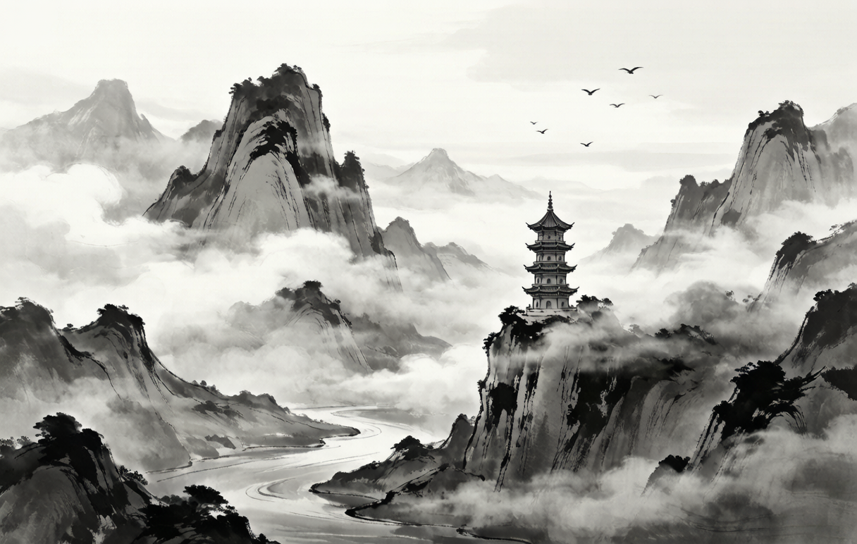 水墨山水